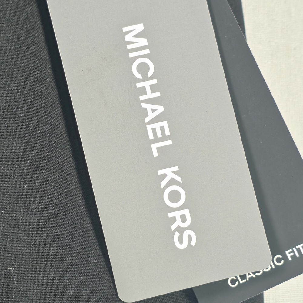 Michael Kors Mens Marvin Dress Pants 44x30 Black Stretch Business Casual NWT - Picture 6 of 9